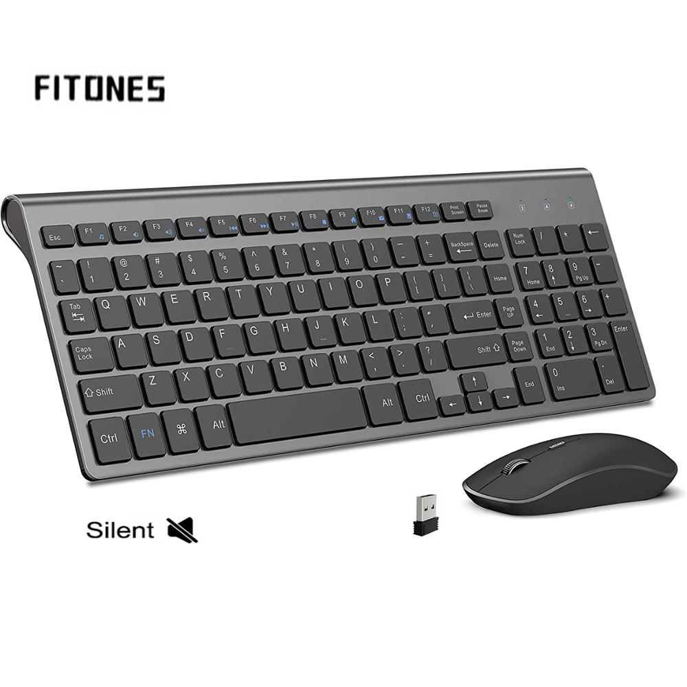 Wireless Keyboard and Mouse，Er - Home Office Layout ulasan dan harga