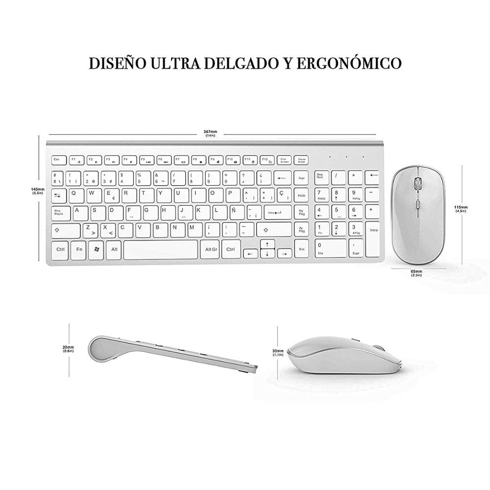 Wireless Keyboard and Mouse，Er - Home Office Layout ulasan dan harga