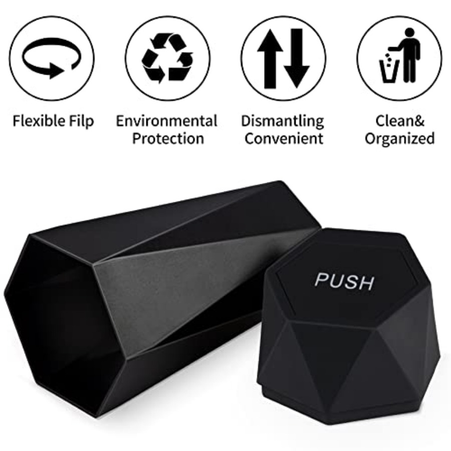 Car Trash Can with Lid, Diamon - Home Office Interior Design ulasan dan harga