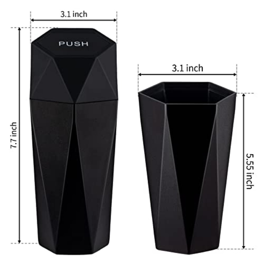 Car Trash Can with Lid, Diamon - Home Office Interior Design ulasan dan harga