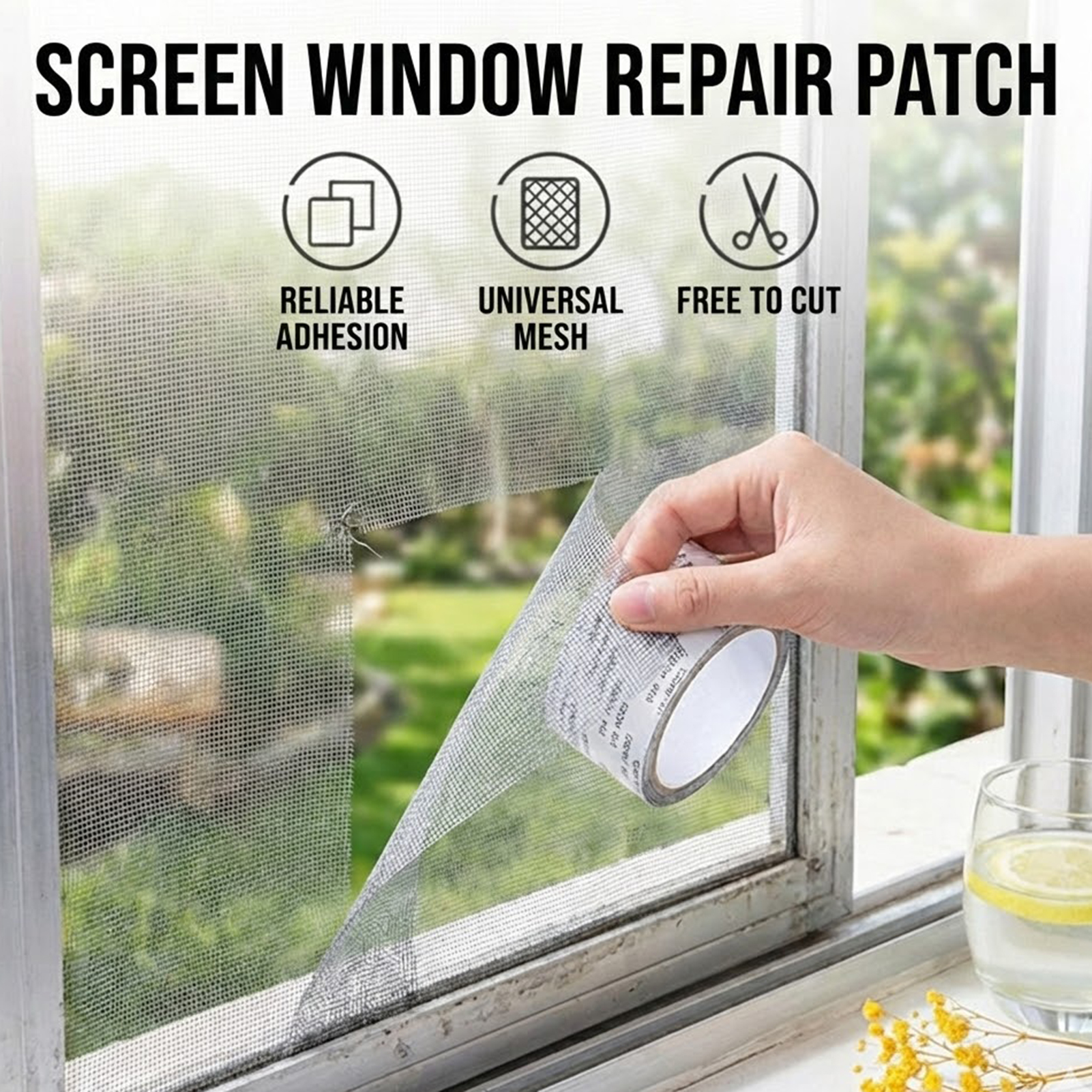 Aluminum Screen Repair Tape 2M - Home Office 2M X 2M ulasan dan harga