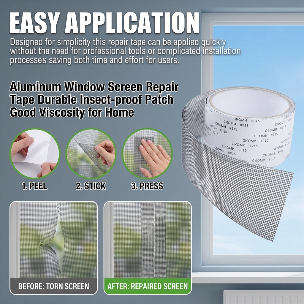 Aluminum Screen Repair Tape 2M - Home Office 2M X 2M ulasan dan harga
